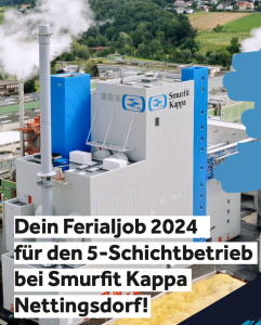 Ferialjob bei Smurfit Kappa Nettingsdorf